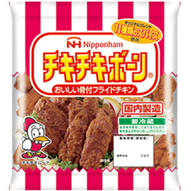 中評価 ニッポンハム フライドチキン チーズ チキチキボーン味 袋6個